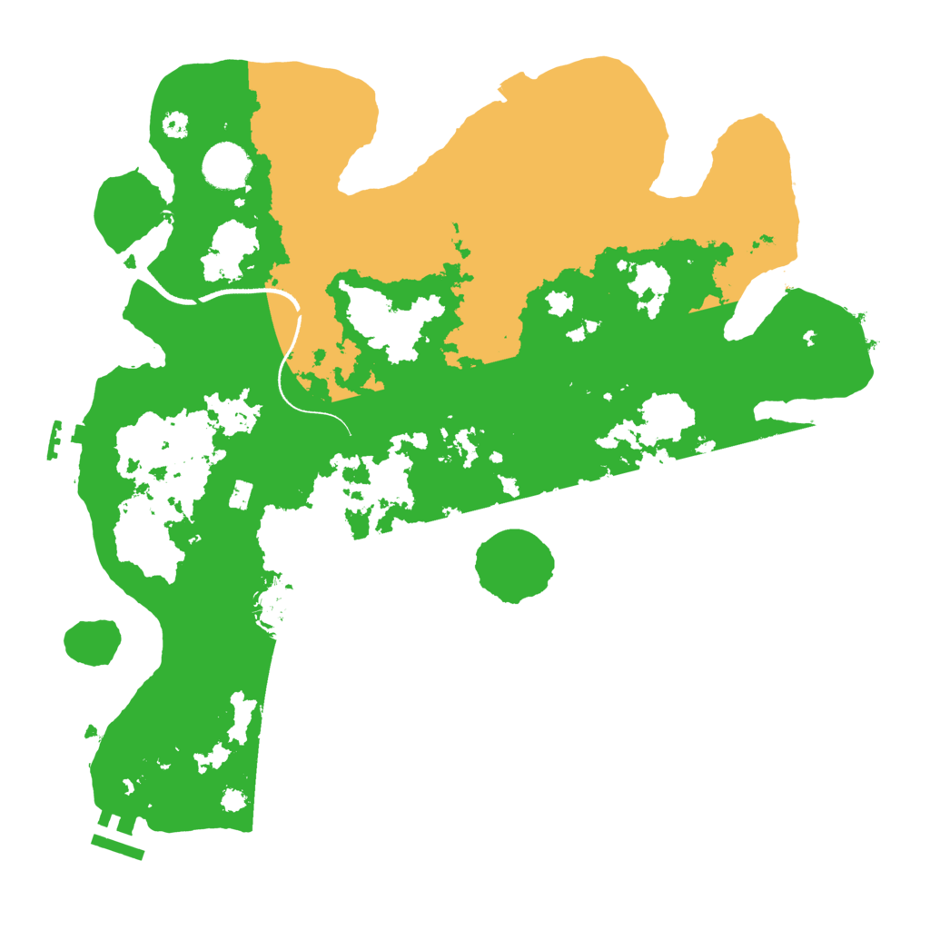 Biome Rust Map: Procedural Map, Size: 3500, Seed: 127792402