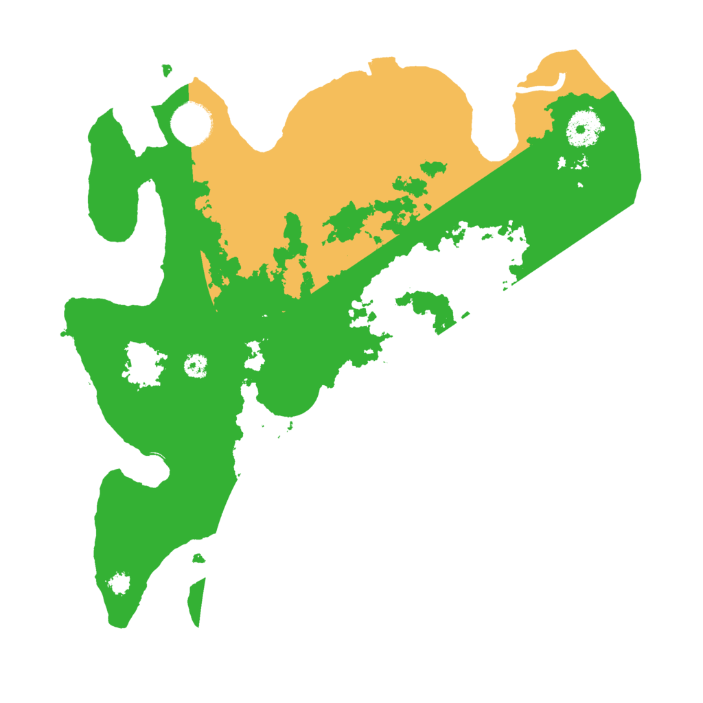 Biome Rust Map: Procedural Map, Size: 3000, Seed: 4967