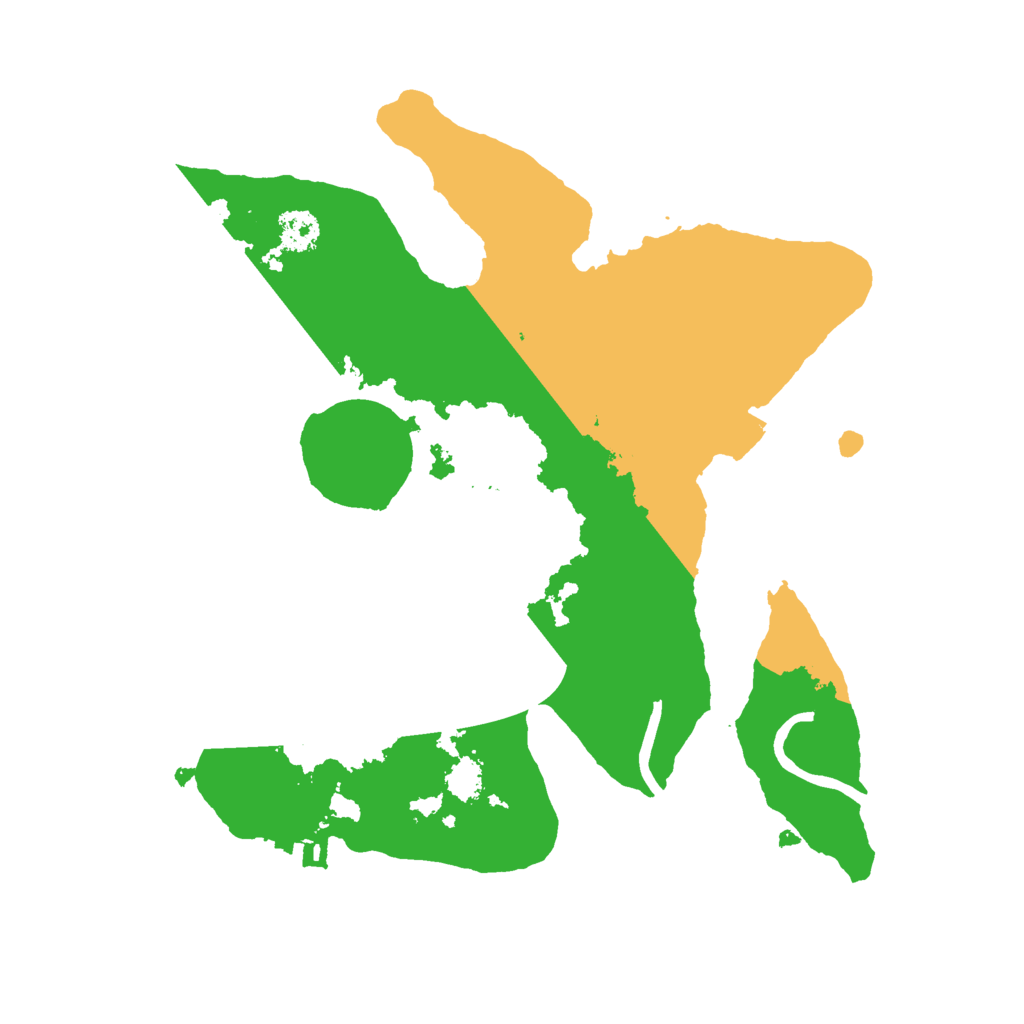 Biome Rust Map: Procedural Map, Size: 2500, Seed: 1423566289