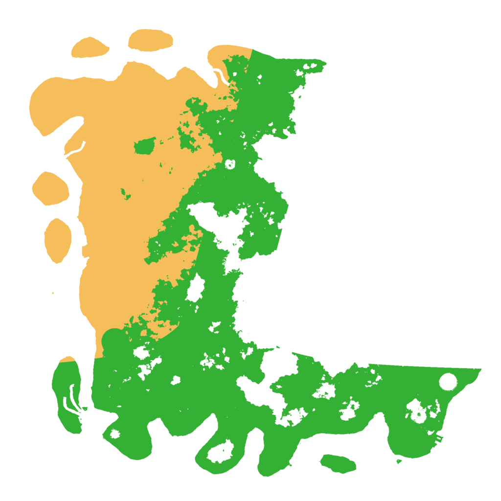 Biome Rust Map: Procedural Map, Size: 5000, Seed: 2013970494