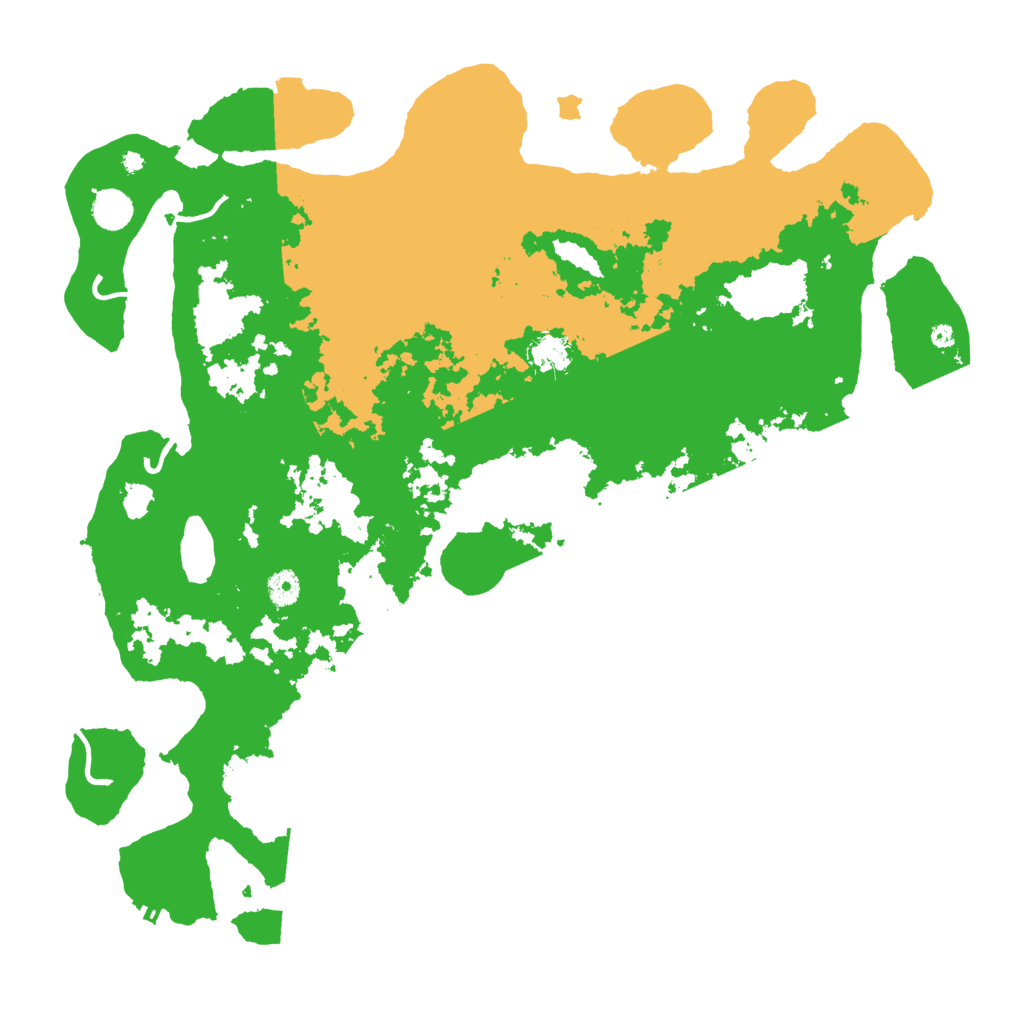 Biome Rust Map: Procedural Map, Size: 4500, Seed: 596406373