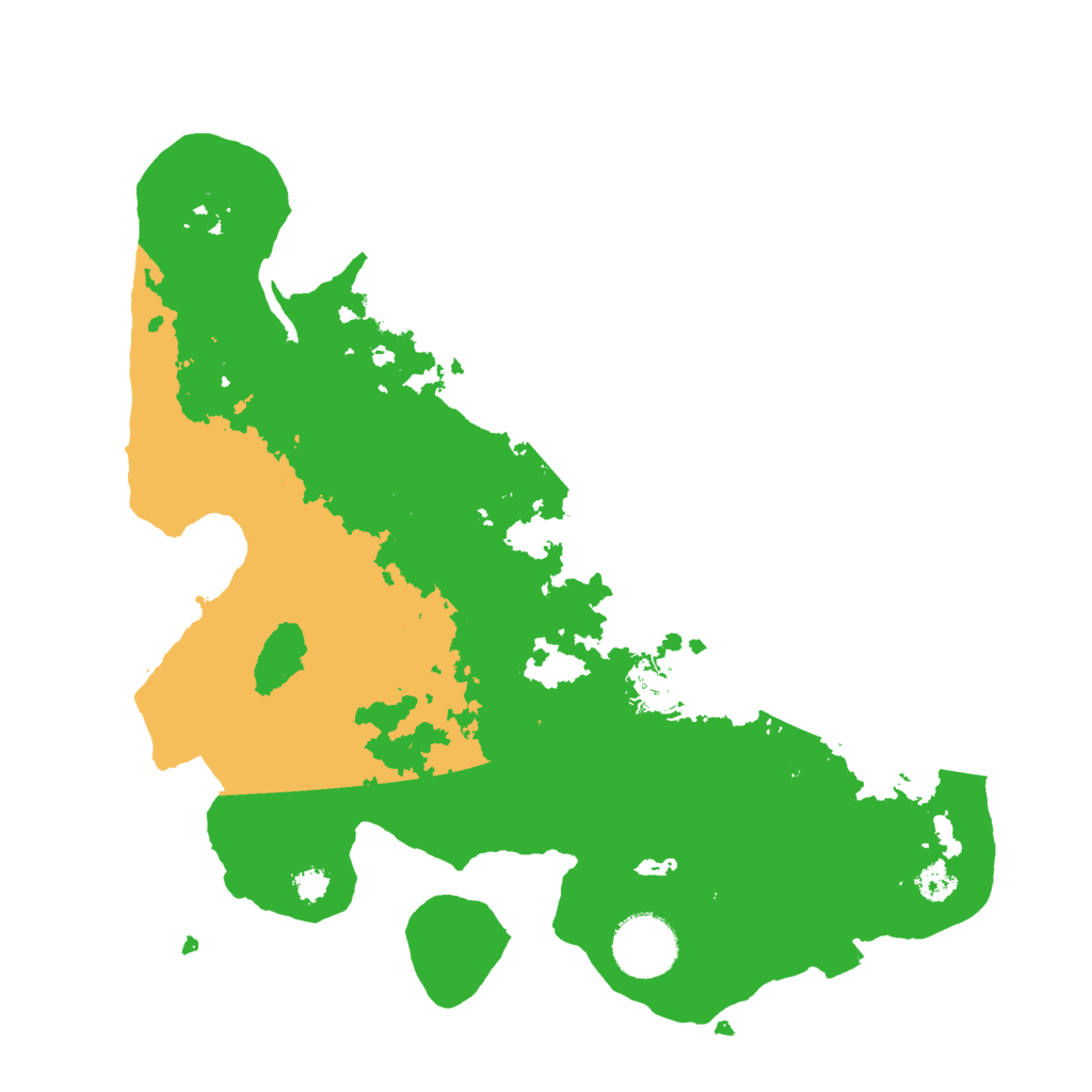 Biome Rust Map: Procedural Map, Size: 3000, Seed: 1309985742