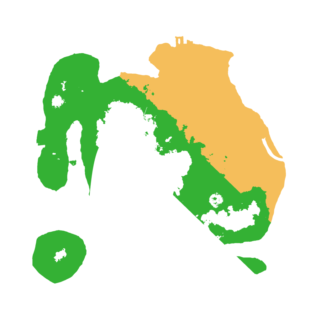 Biome Rust Map: Procedural Map, Size: 2443, Seed: 127363266