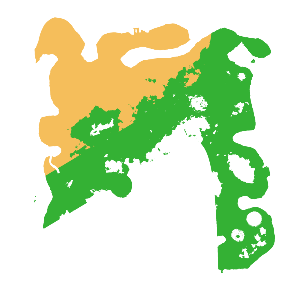 Biome Rust Map: Procedural Map, Size: 3500, Seed: 1609061165