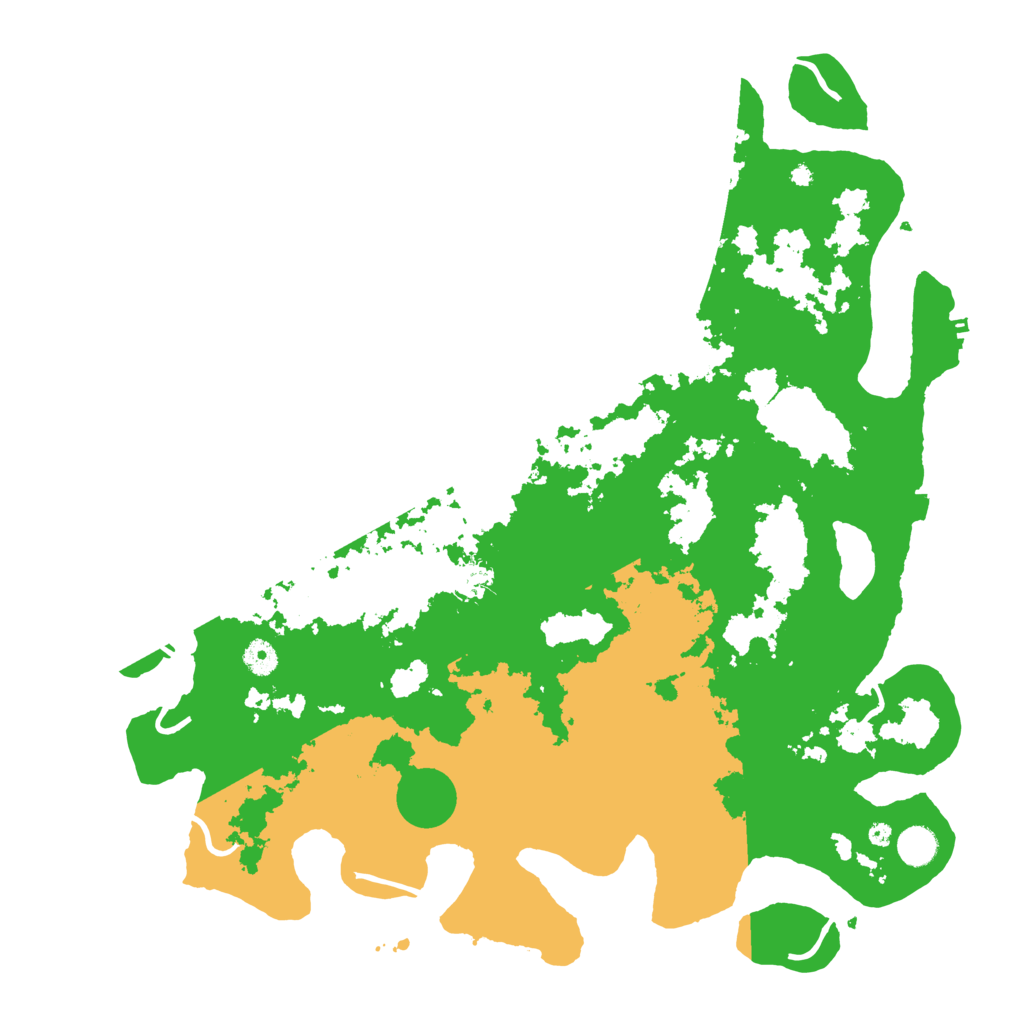 Biome Rust Map: Procedural Map, Size: 4500, Seed: 333884561