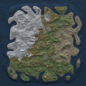 Thumbnail Rust Map: Procedural Map, Size: 4550, Seed: 1785131757, 18 Monuments