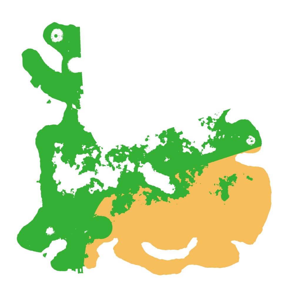 Biome Rust Map: Procedural Map, Size: 3500, Seed: 1582992558