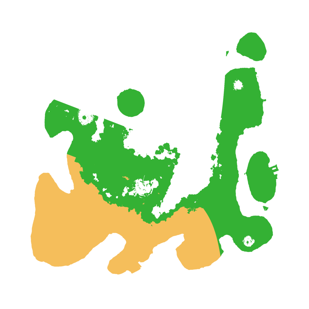 Biome Rust Map: Procedural Map, Size: 3000, Seed: 18586