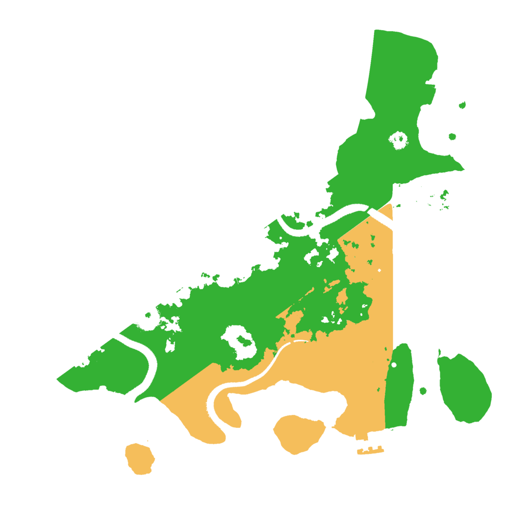 Biome Rust Map: Procedural Map, Size: 3000, Seed: 336638565