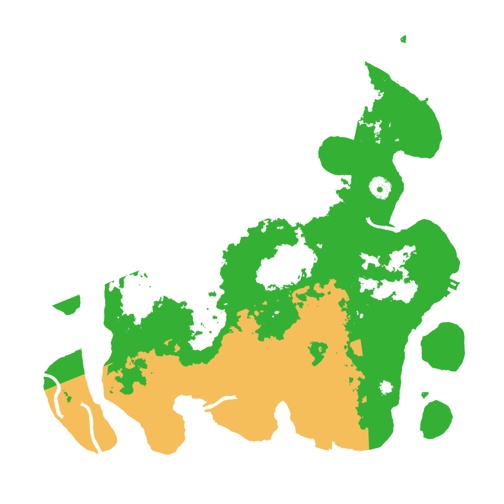 Biome Rust Map: Procedural Map, Size: 3500, Seed: 1079500420
