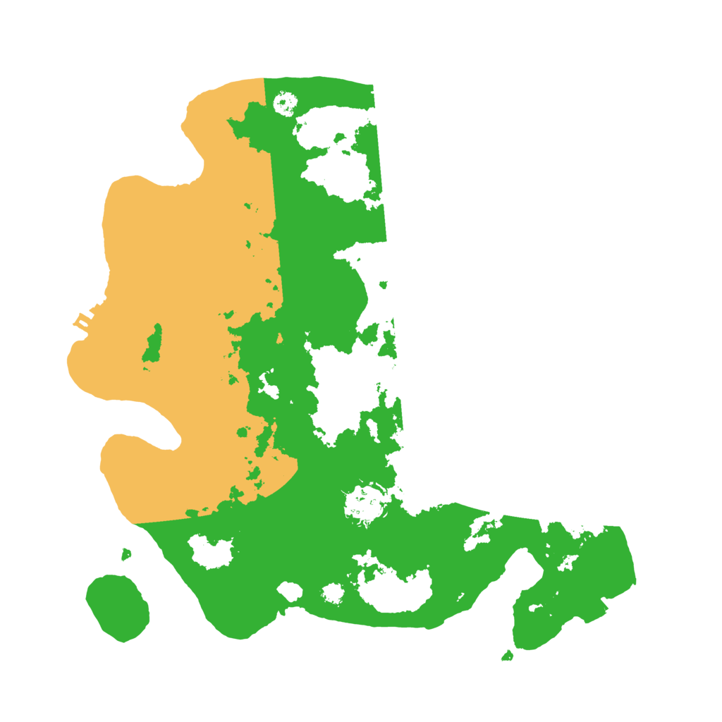 Biome Rust Map: Procedural Map, Size: 3100, Seed: 401674193