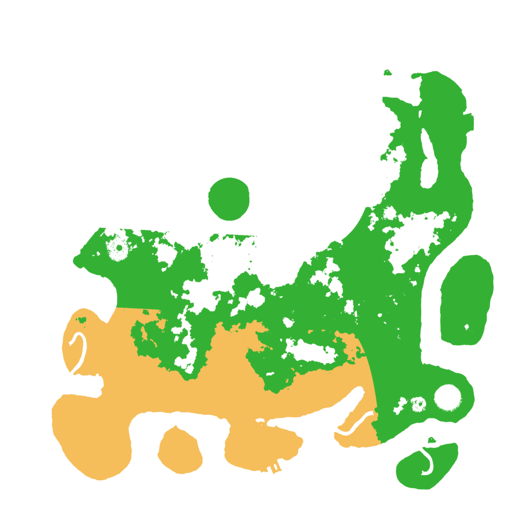 Biome Rust Map: Procedural Map, Size: 3500, Seed: 106690237