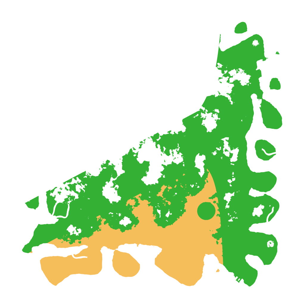Biome Rust Map: Procedural Map, Size: 4500, Seed: 895363882