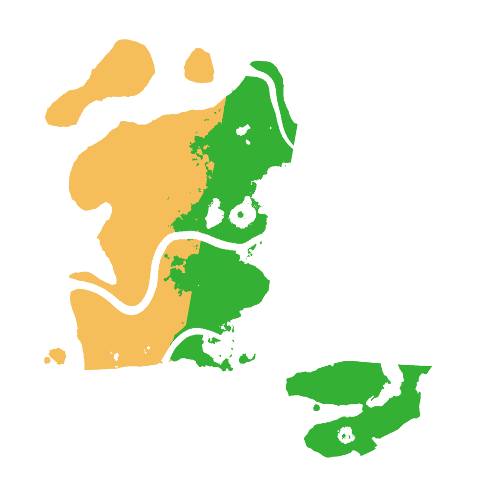 Biome Rust Map: Procedural Map, Size: 3000, Seed: 4057