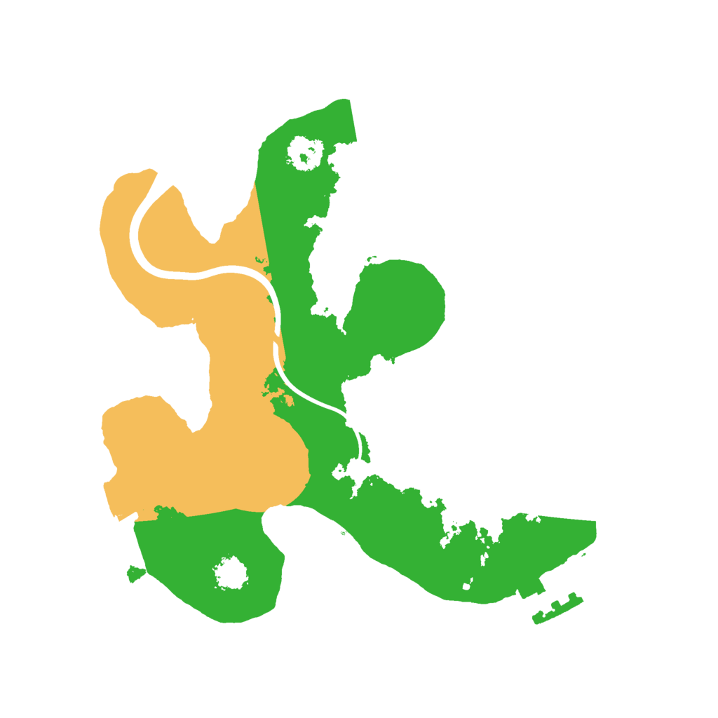 Biome Rust Map: Procedural Map, Size: 2050, Seed: 21070685