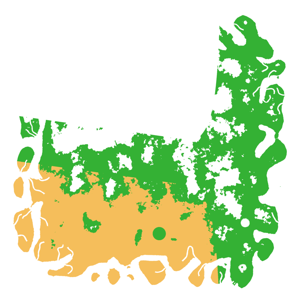 Biome Rust Map: Procedural Map, Size: 6000, Seed: 615137269