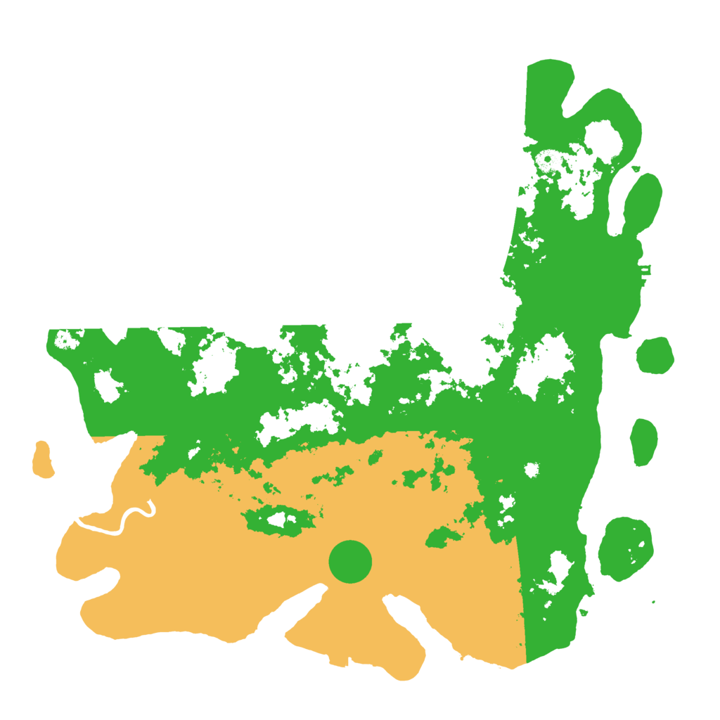 Biome Rust Map: Procedural Map, Size: 4400, Seed: 3003623