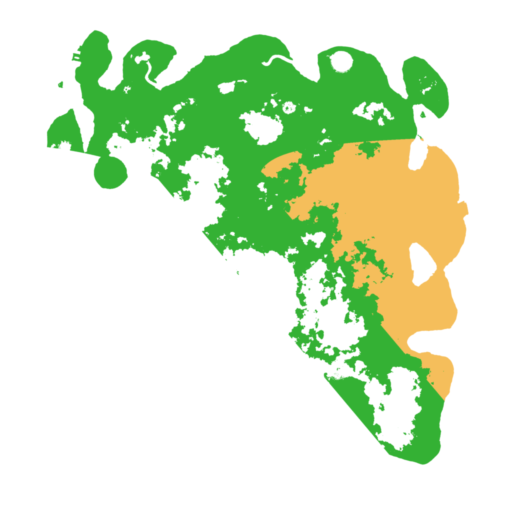 Biome Rust Map: Procedural Map, Size: 4200, Seed: 318340827