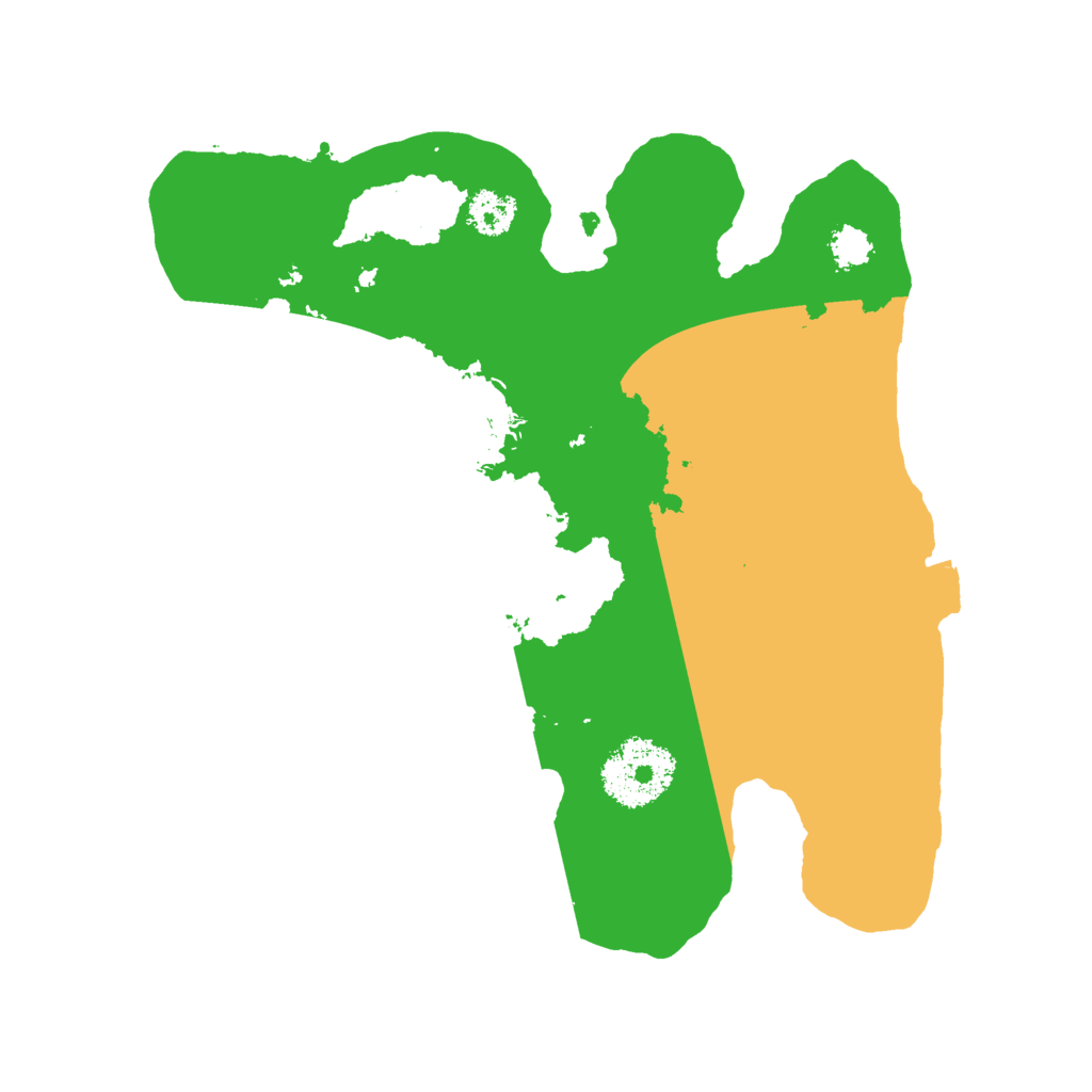 Biome Rust Map: Procedural Map, Size: 2400, Seed: 983783