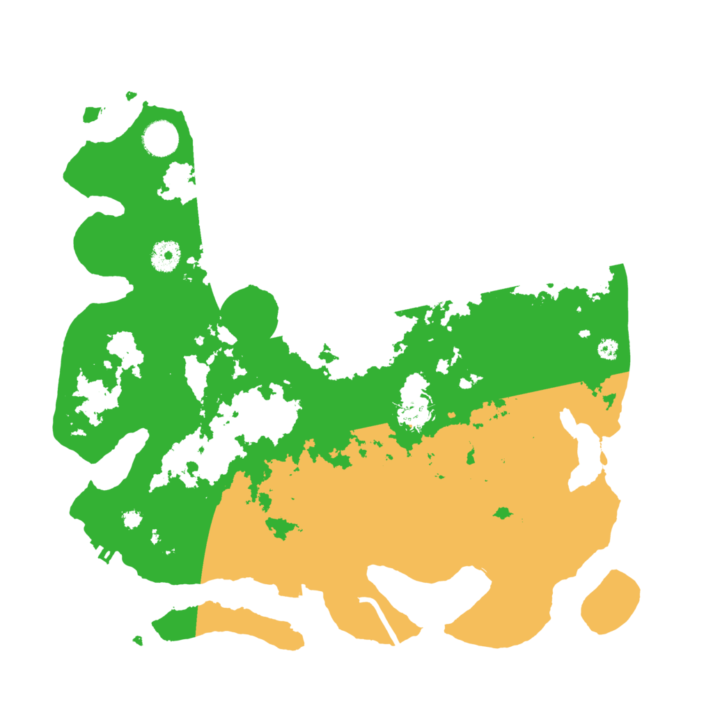 Biome Rust Map: Procedural Map, Size: 3500, Seed: 5345345
