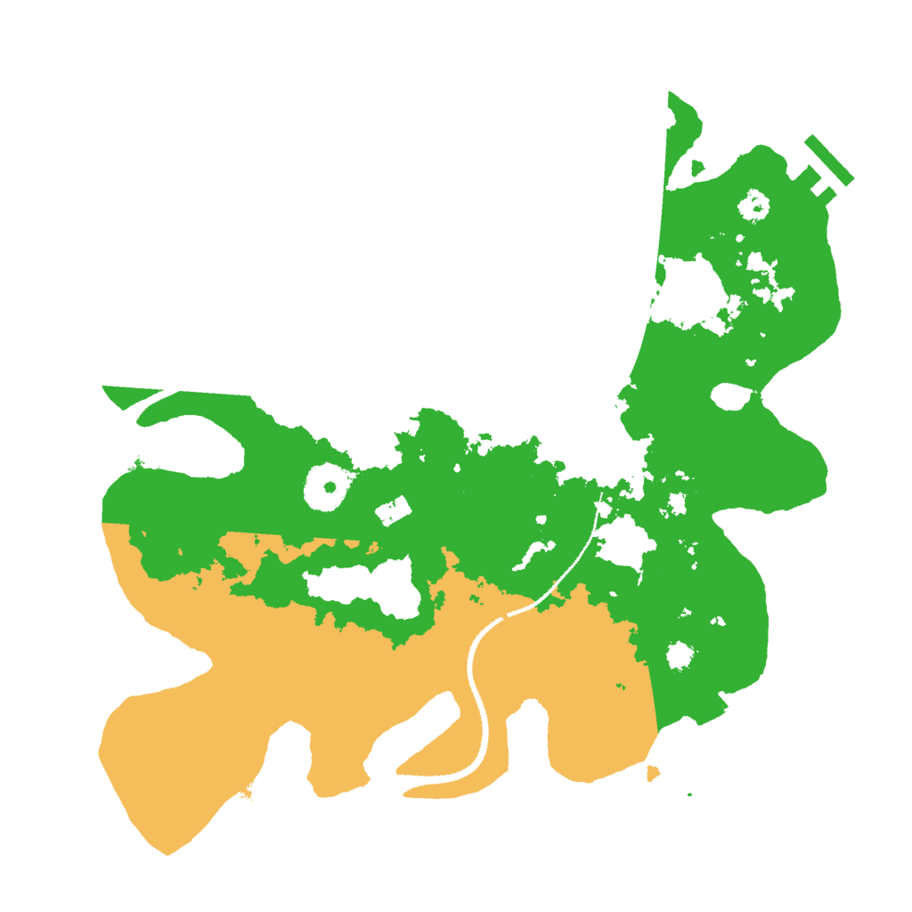 Biome Rust Map: Procedural Map, Size: 3000, Seed: 493331451