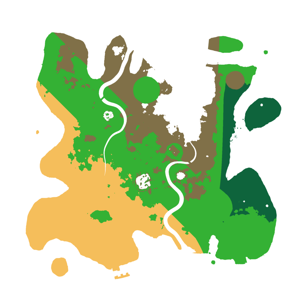 Biome Rust Map: Procedural Map, Size: 3000, Seed: 944544803