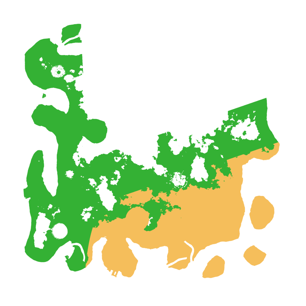 Biome Rust Map: Procedural Map, Size: 3500, Seed: 242362658