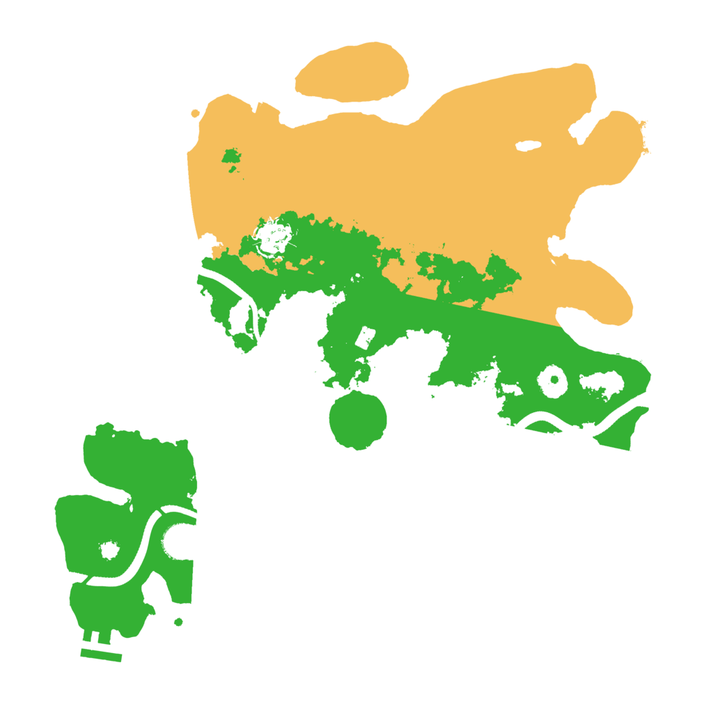 Biome Rust Map: Procedural Map, Size: 3500, Seed: 279289084