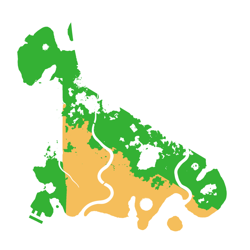 Biome Rust Map: Procedural Map, Size: 3500, Seed: 337791978