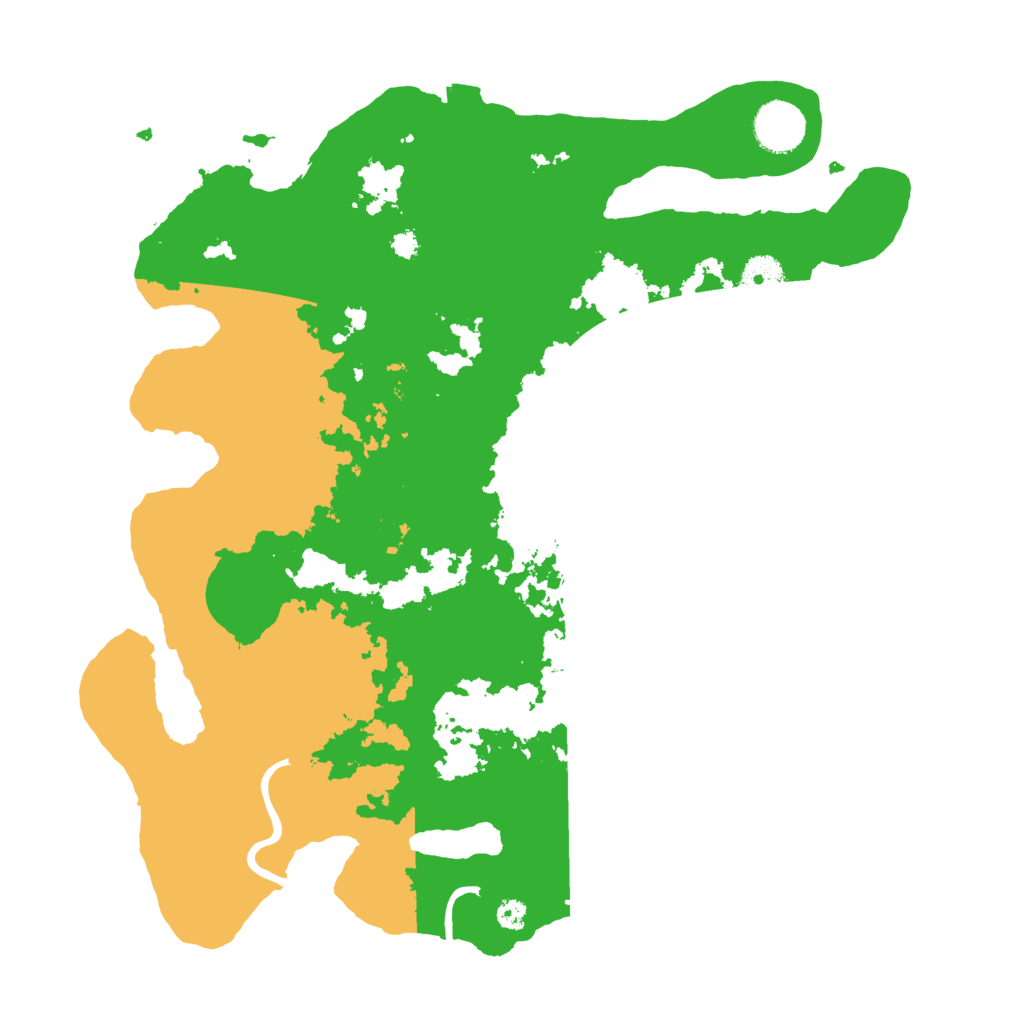 Biome Rust Map: Procedural Map, Size: 3500, Seed: 8098966