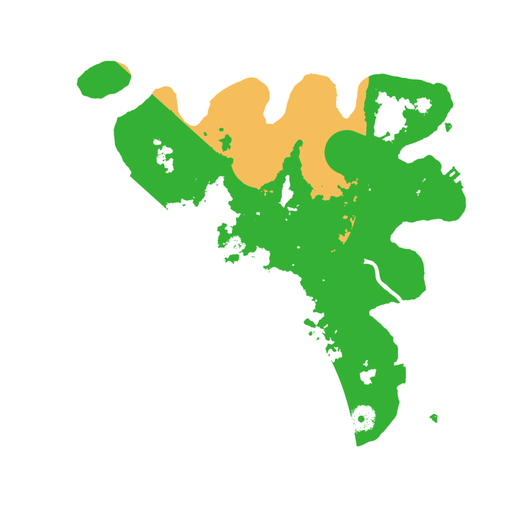 Biome Rust Map: Procedural Map, Size: 3000, Seed: 3195757