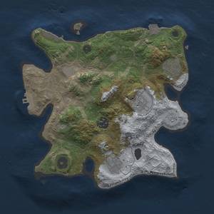 Thumbnail Rust Map: Procedural Map, Size: 2750, Seed: 1241773895, 11 Monuments