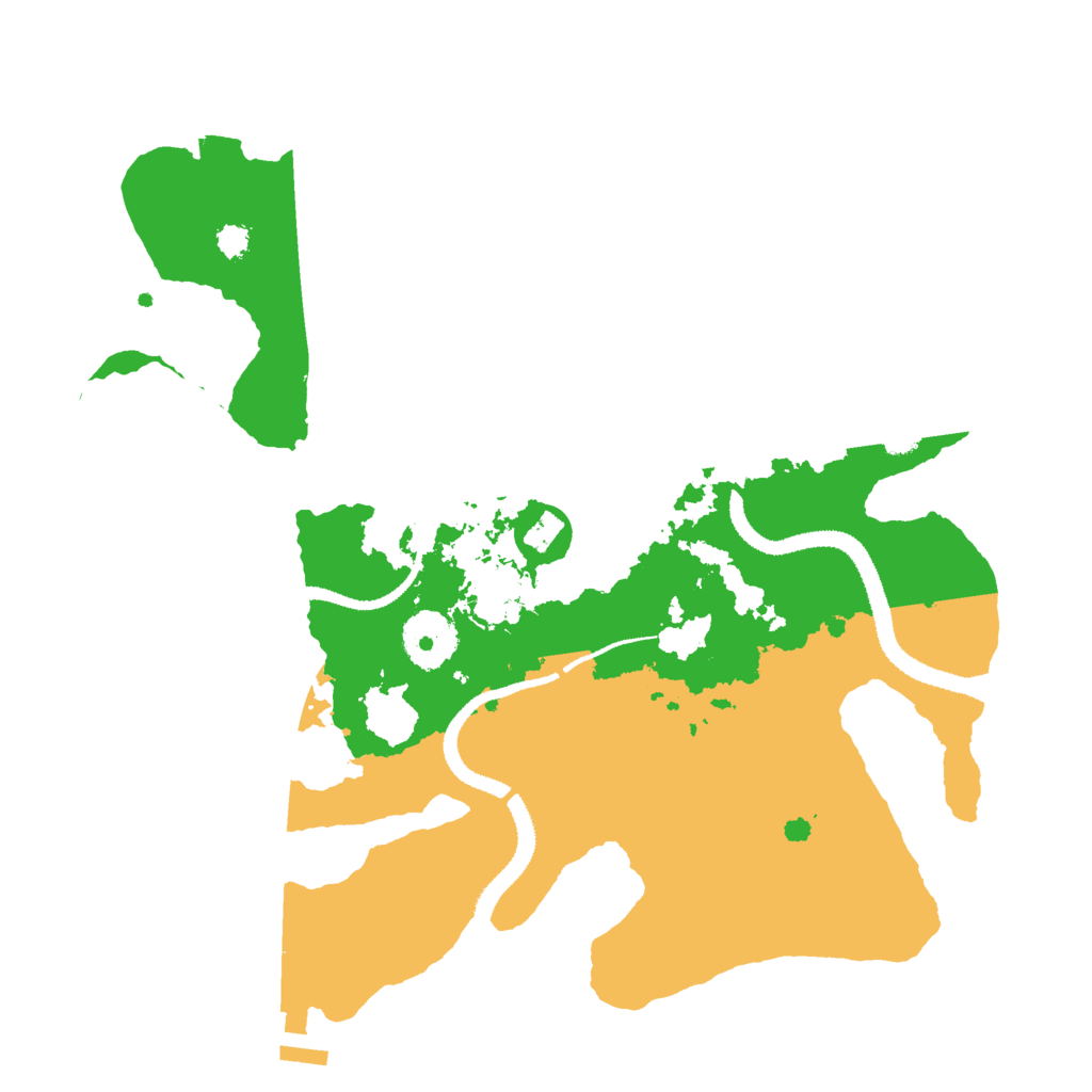 Biome Rust Map: Procedural Map, Size: 3000, Seed: 11954