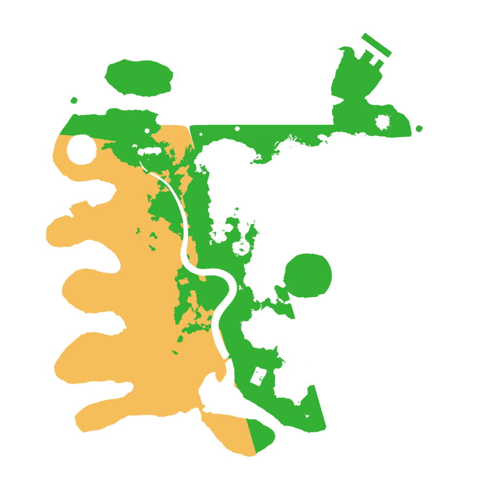 Biome Rust Map: Procedural Map, Size: 3000, Seed: 2131691367