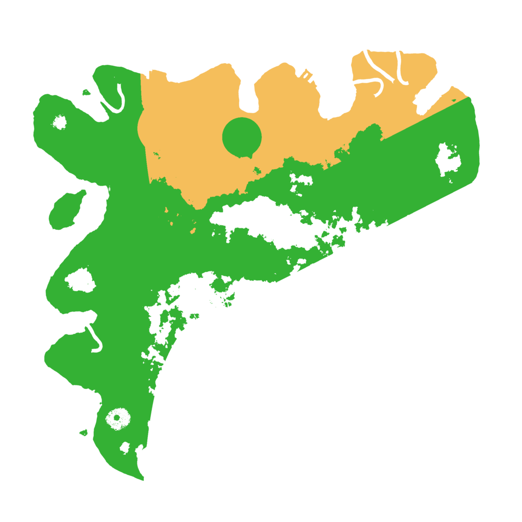 Biome Rust Map: Procedural Map, Size: 3500, Seed: 1051583280