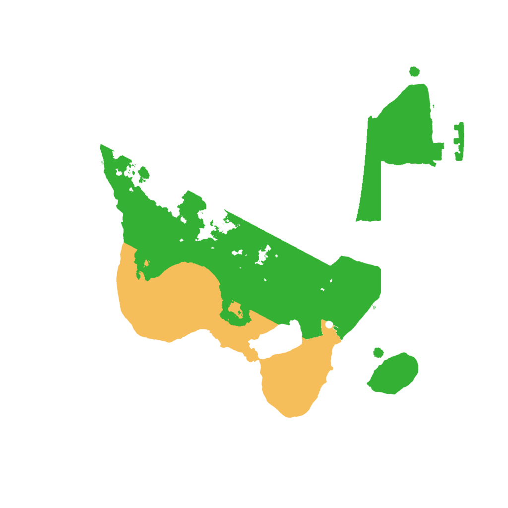 Biome Rust Map: Procedural Map, Size: 2000, Seed: 1483901796