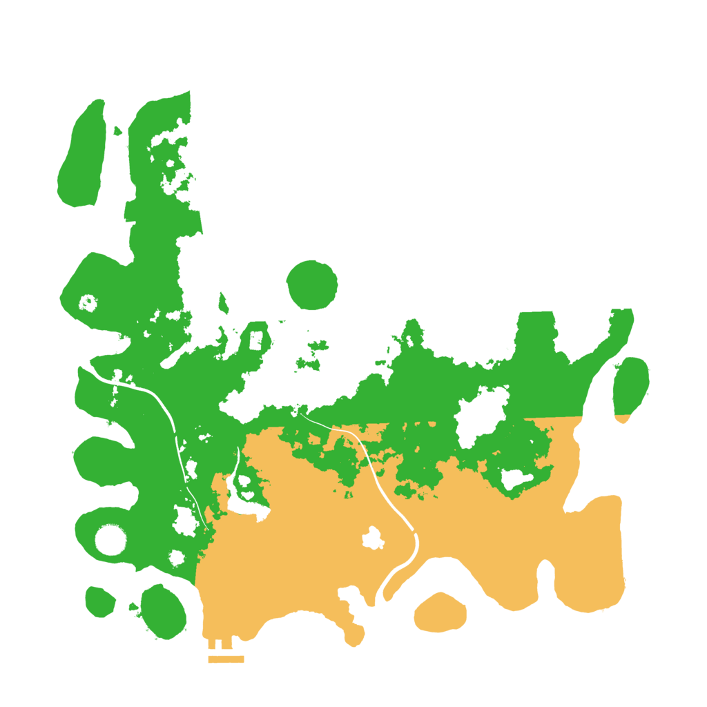Biome Rust Map: Procedural Map, Size: 4000, Seed: 1558034857