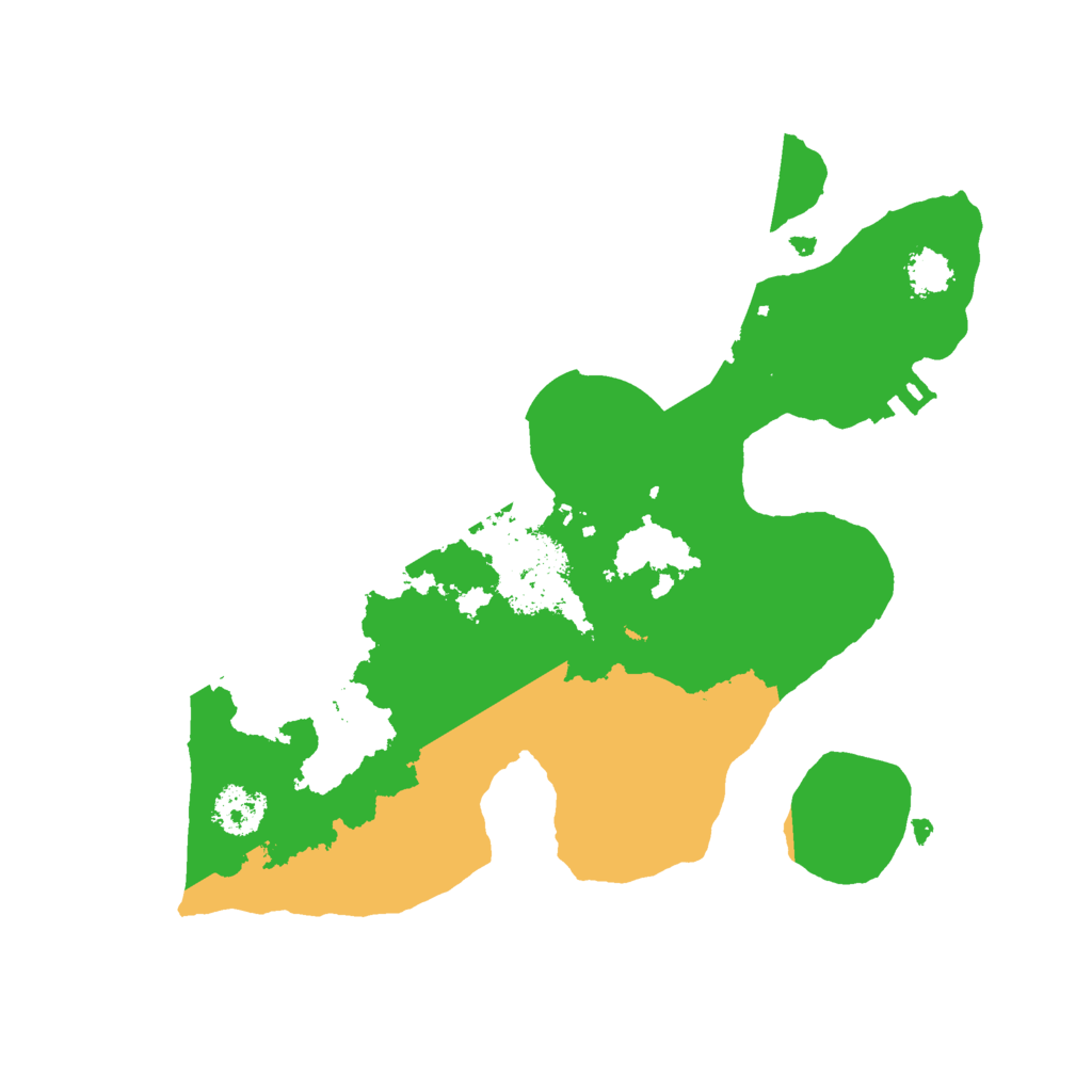 Biome Rust Map: Procedural Map, Size: 2200, Seed: 420420
