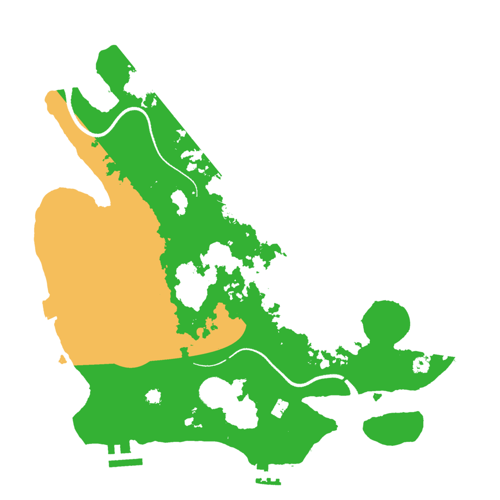 Biome Rust Map: Procedural Map, Size: 3000, Seed: 1121699574