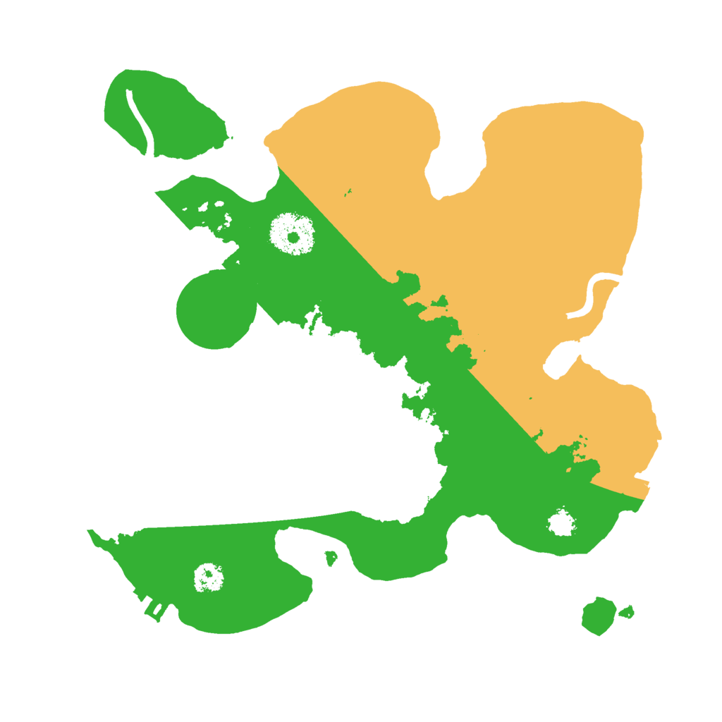 Biome Rust Map: Procedural Map, Size: 2500, Seed: 967642587
