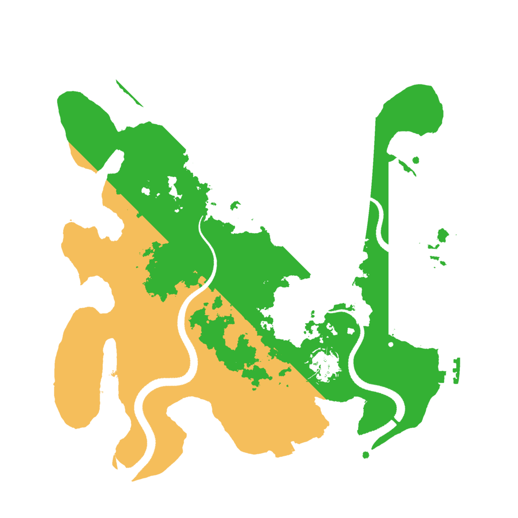 Biome Rust Map: Procedural Map, Size: 3000, Seed: 27019