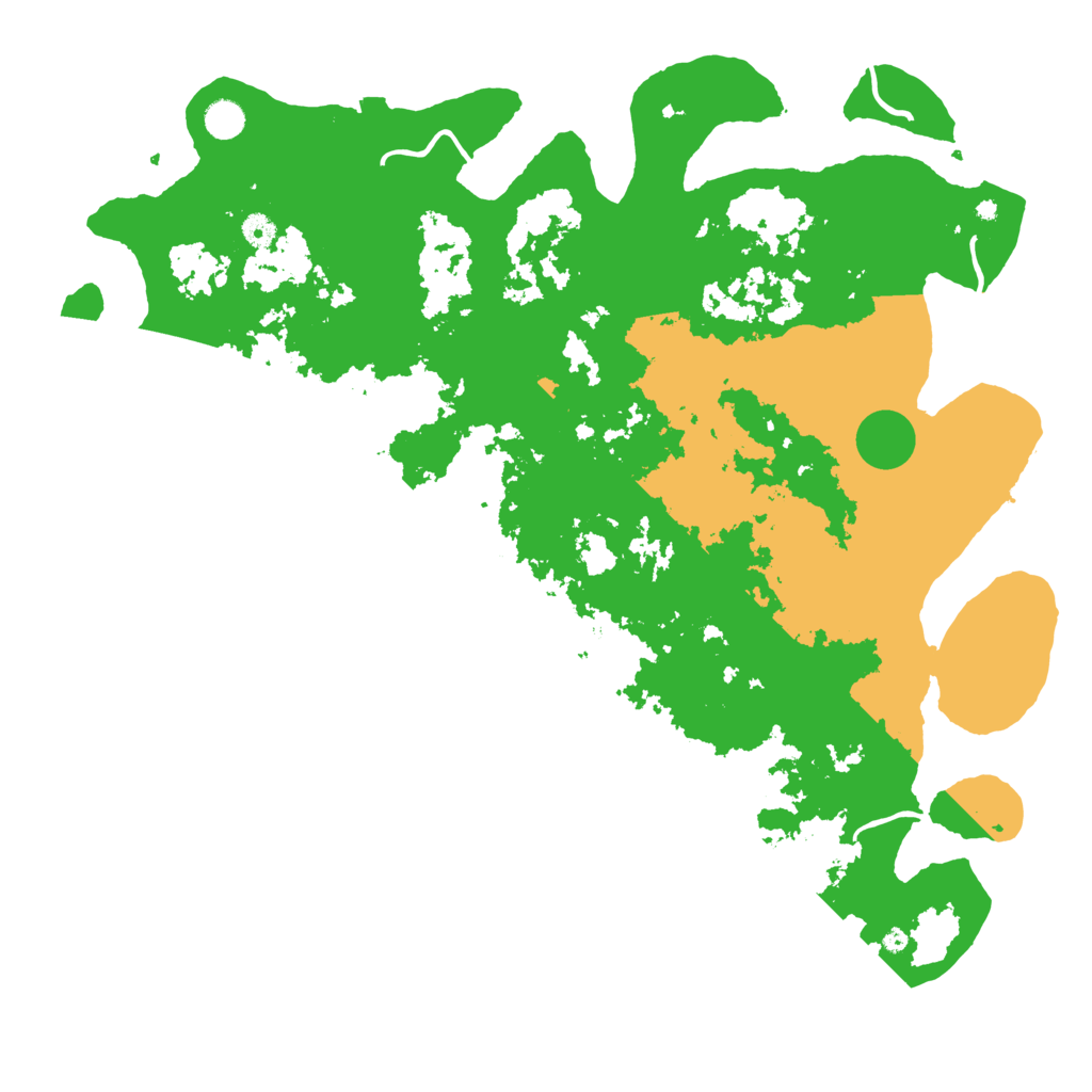 Biome Rust Map: Procedural Map, Size: 4850, Seed: 659881625