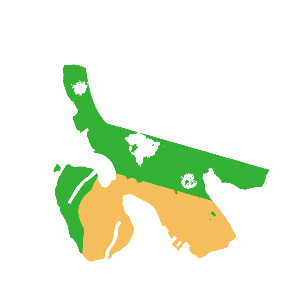 Biome Rust Map: Procedural Map, Size: 2000, Seed: 155152433