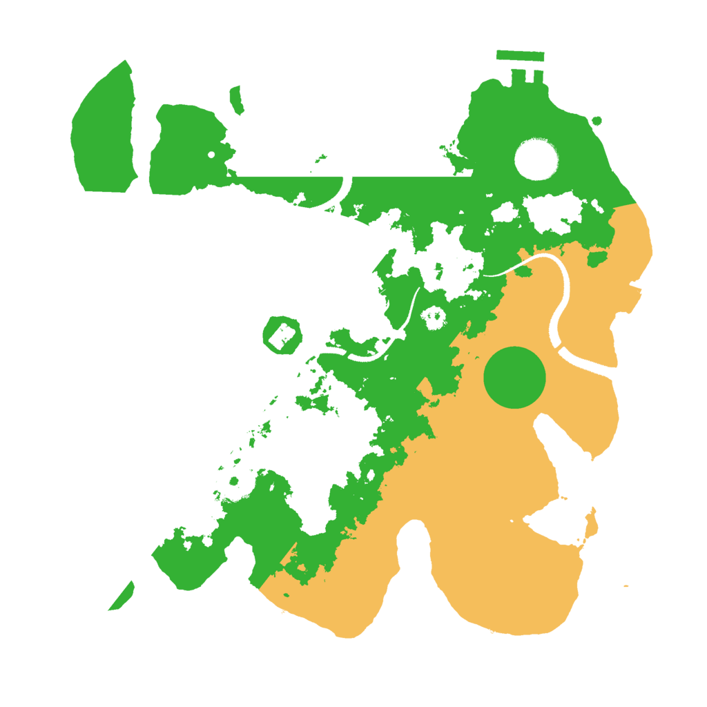 Biome Rust Map: Procedural Map, Size: 3000, Seed: 353646