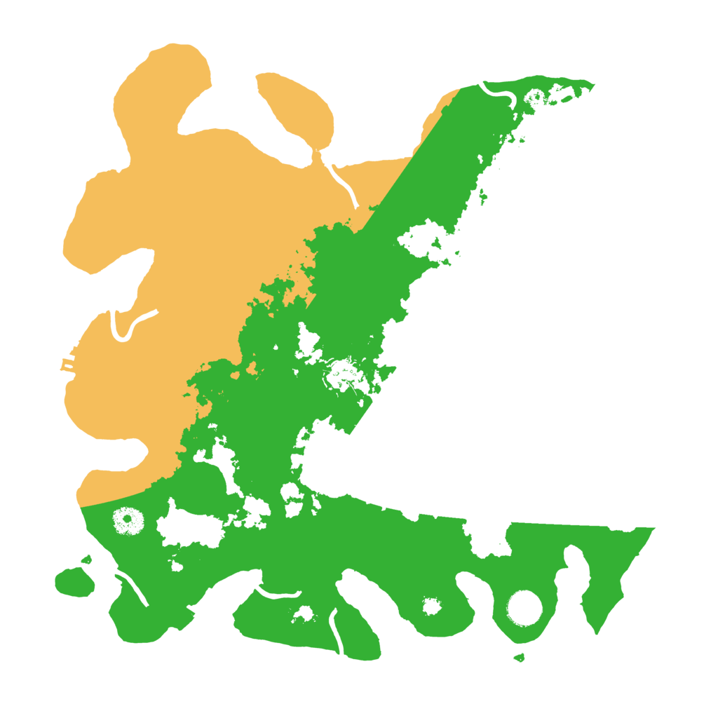 Biome Rust Map: Procedural Map, Size: 3600, Seed: 754889
