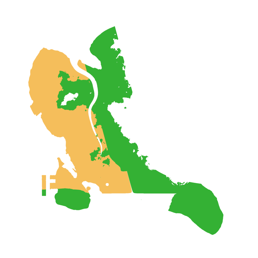 Biome Rust Map: Procedural Map, Size: 2500, Seed: 327721203