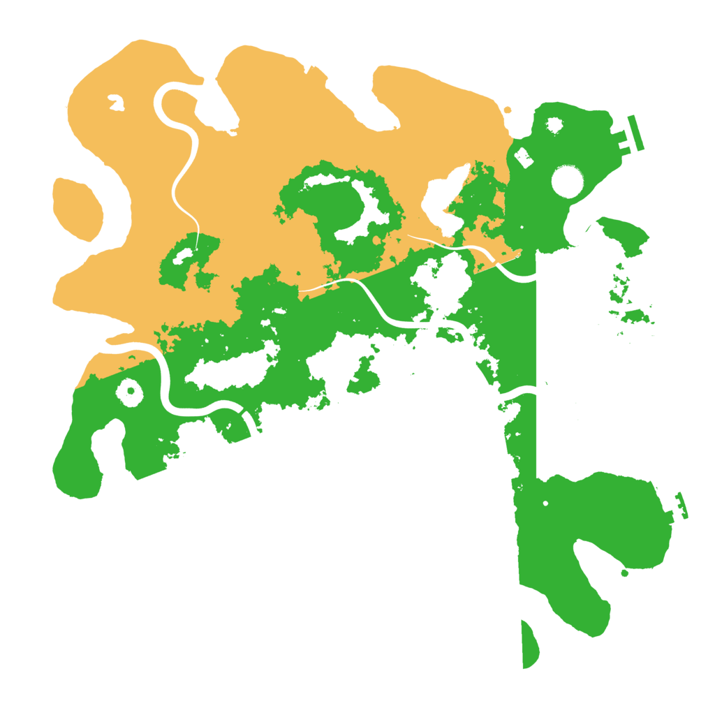 Biome Rust Map: Procedural Map, Size: 4000, Seed: 20230514