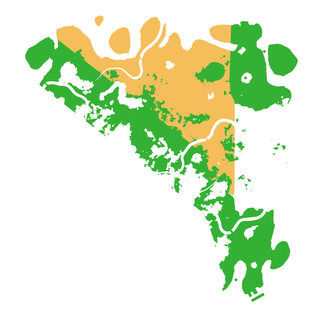 Biome Rust Map: Procedural Map, Size: 4500, Seed: 667565454