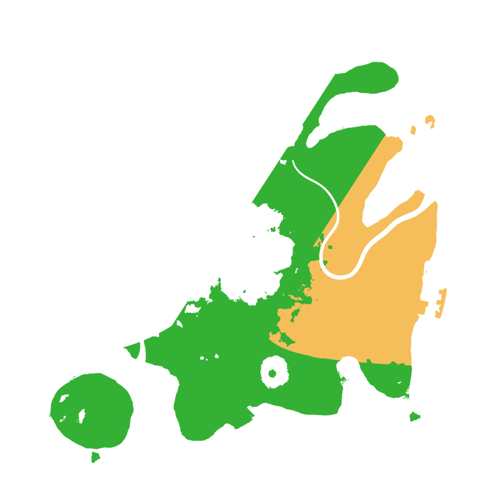Biome Rust Map: Procedural Map, Size: 2500, Seed: 1639379964