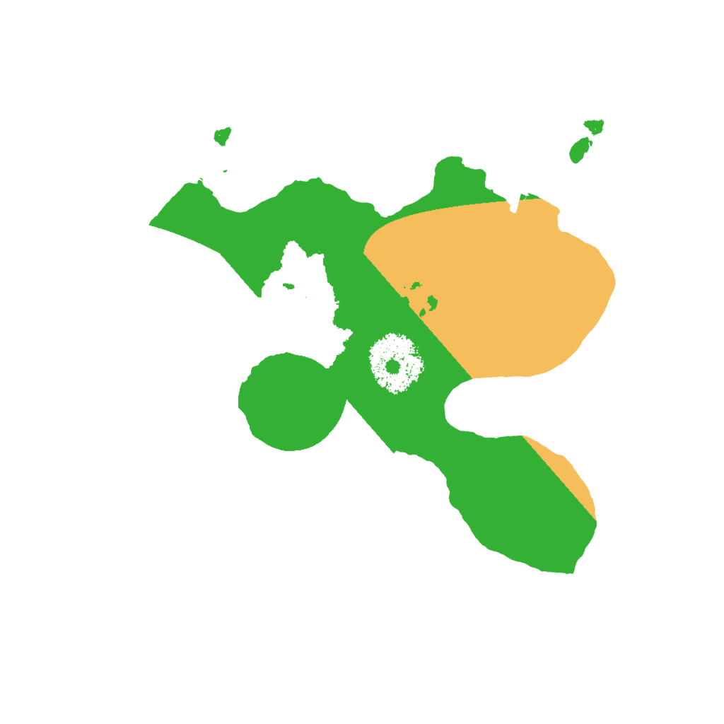 Biome Rust Map: Procedural Map, Size: 2000, Seed: 2078426575